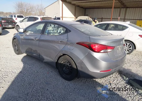 2016 Hyundai Elantra Se z USA, uszkodzony, nr VIN KMHDH4AE8GU484963